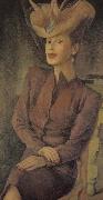 Diego Rivera Portrait of Malin painting